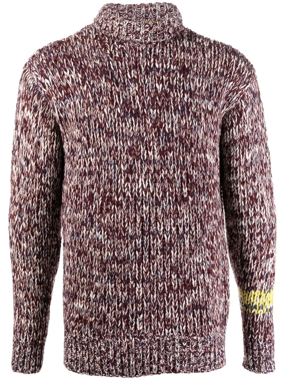 textured knit jumper - 1