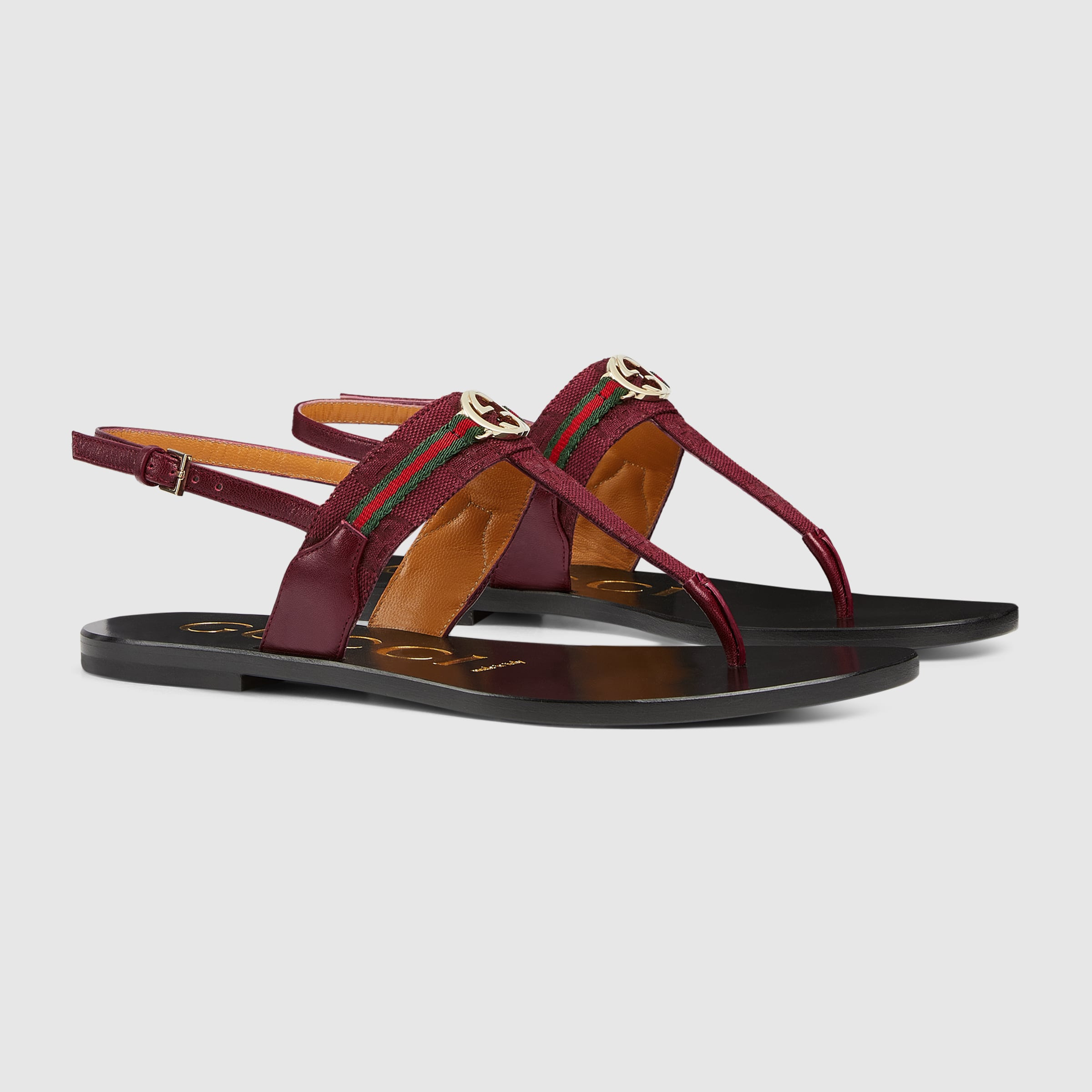 Women's Interlocking G Web sandal - 2