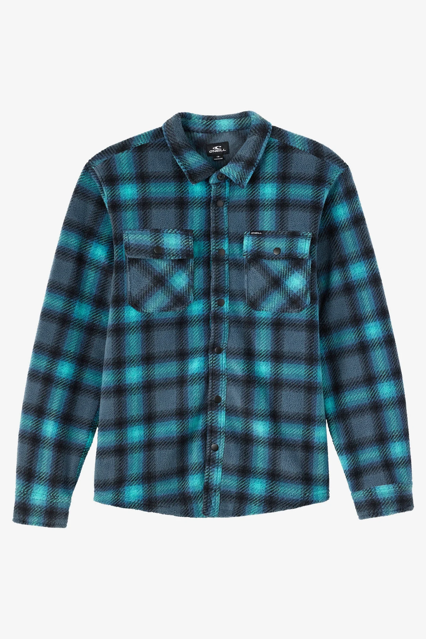 Glacier Plaid Superfleece Long Sleeve Shirt - 1