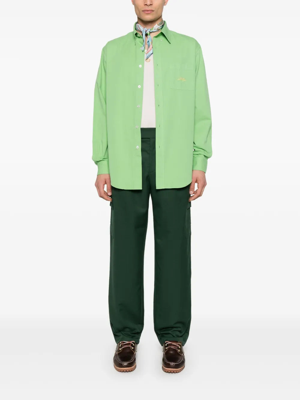 Pantalon cargo en laine - 2