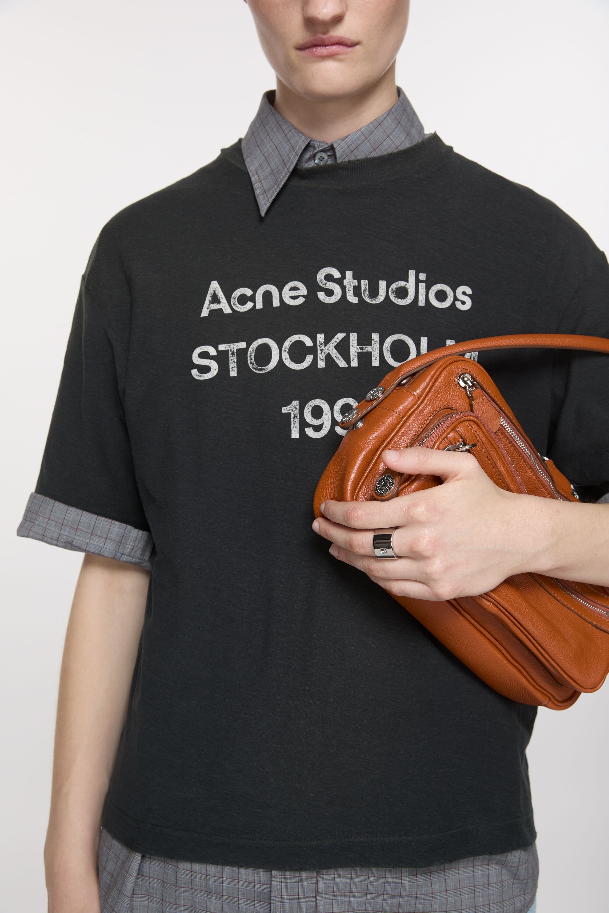 【Acne Studios】シルバー Crystal リング Acne Studios Crystal ring - Silver | REVERSIBLE