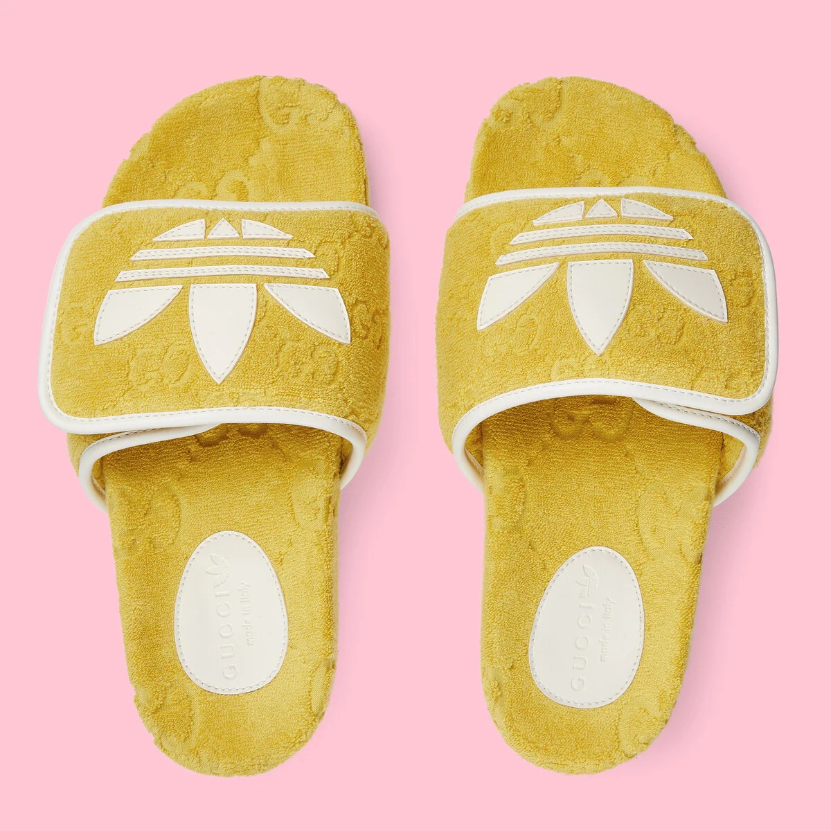 GUCCI adidas x Gucci women's GG platform sandal | REVERSIBLE GUCCI adidas x Gucci women's GG platform sandal | REVERSIBLE
