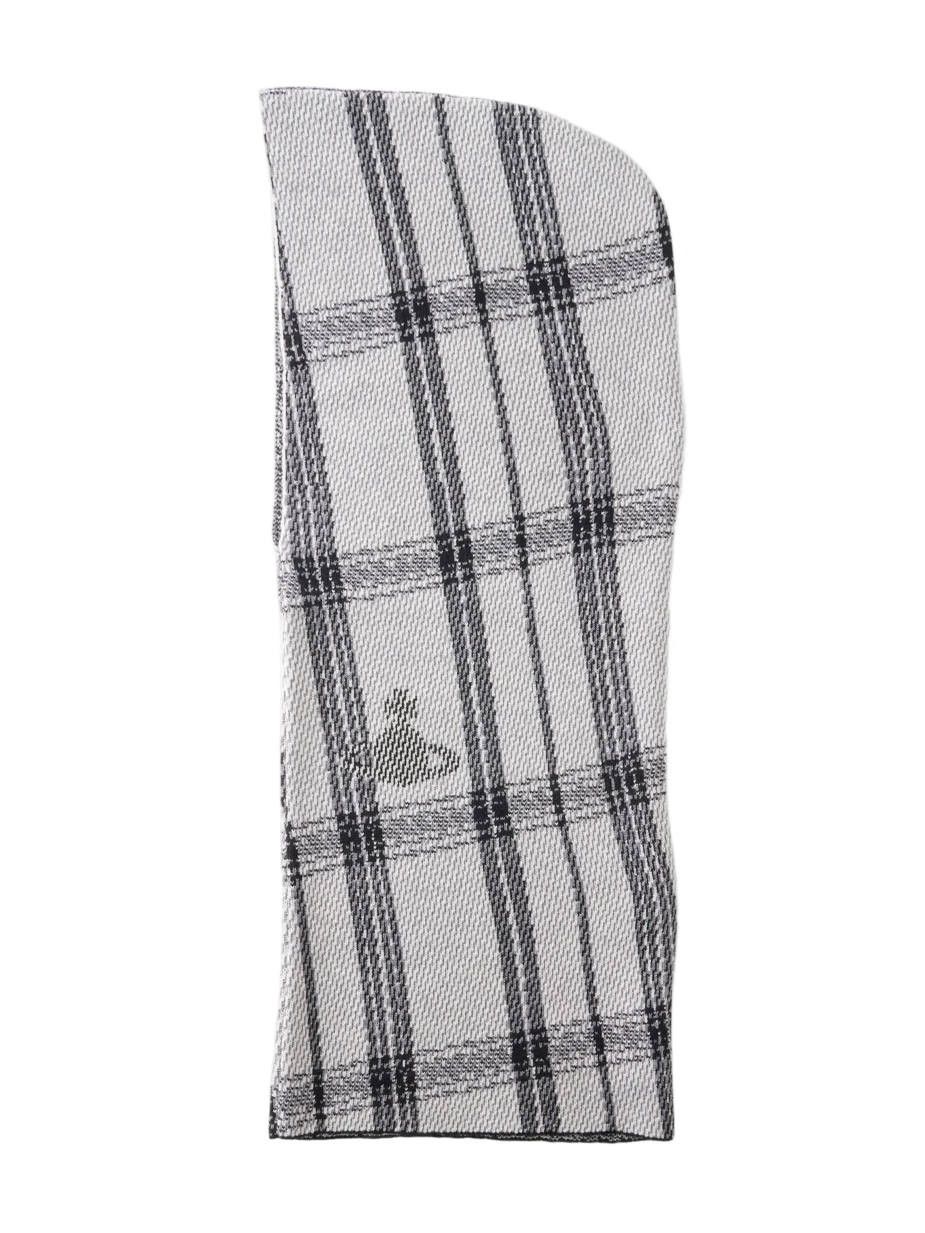 BI TARTAN HOOD - BLACK - 1
