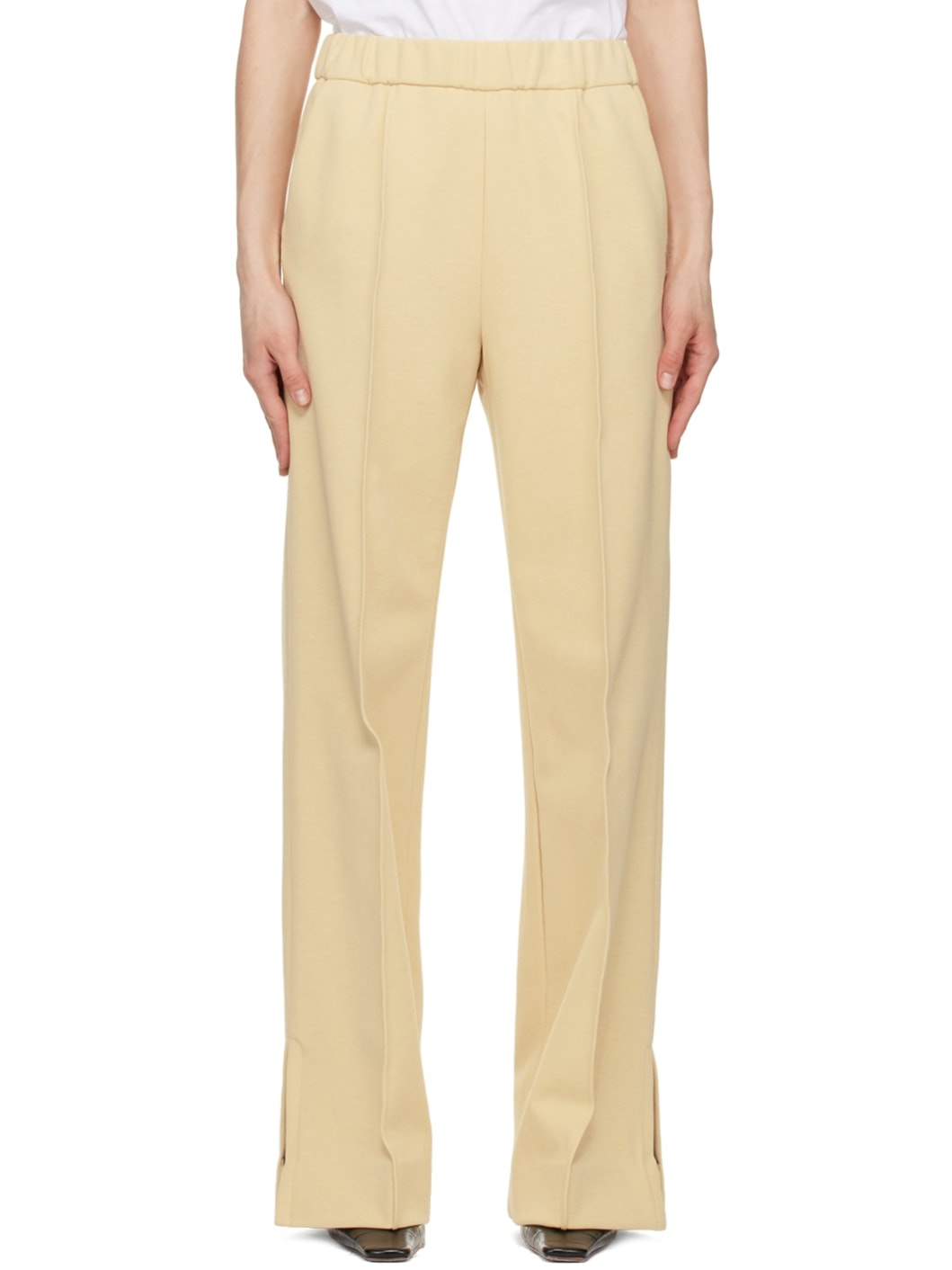 Yellow Relaxed-Fit Trousers - 1