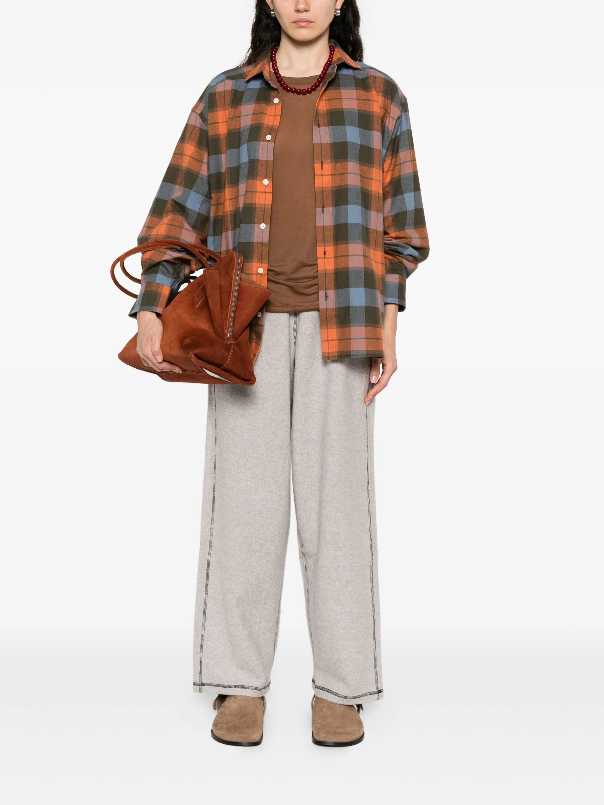 Baserange Plaid Cotton Shirt - 4