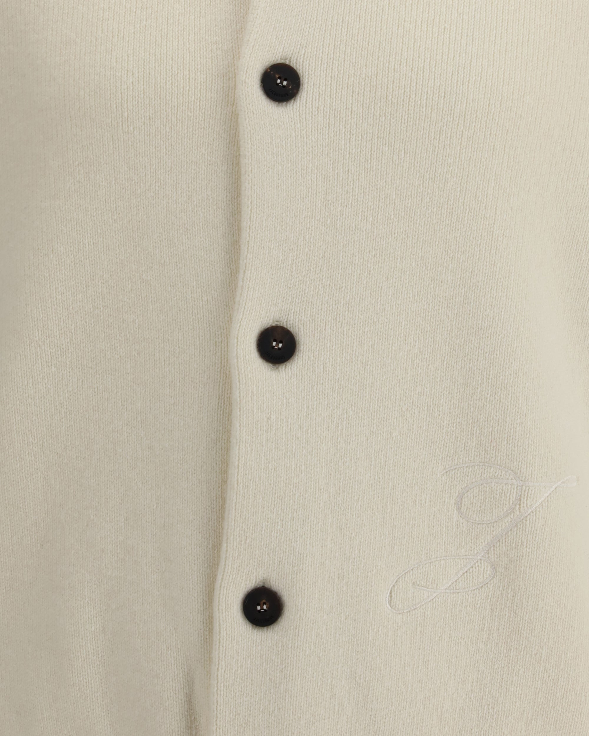 Embroidered Virgin Wool Cardigan - 3