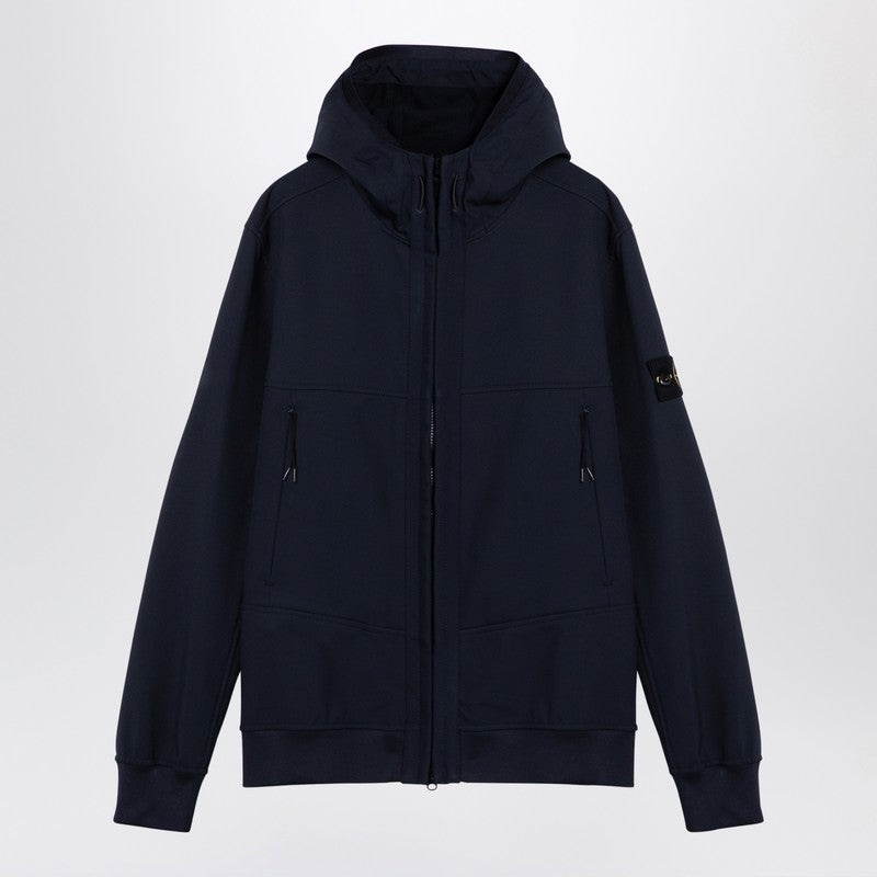 Stone Island Light Outerwear Jacket Navy Men - 1