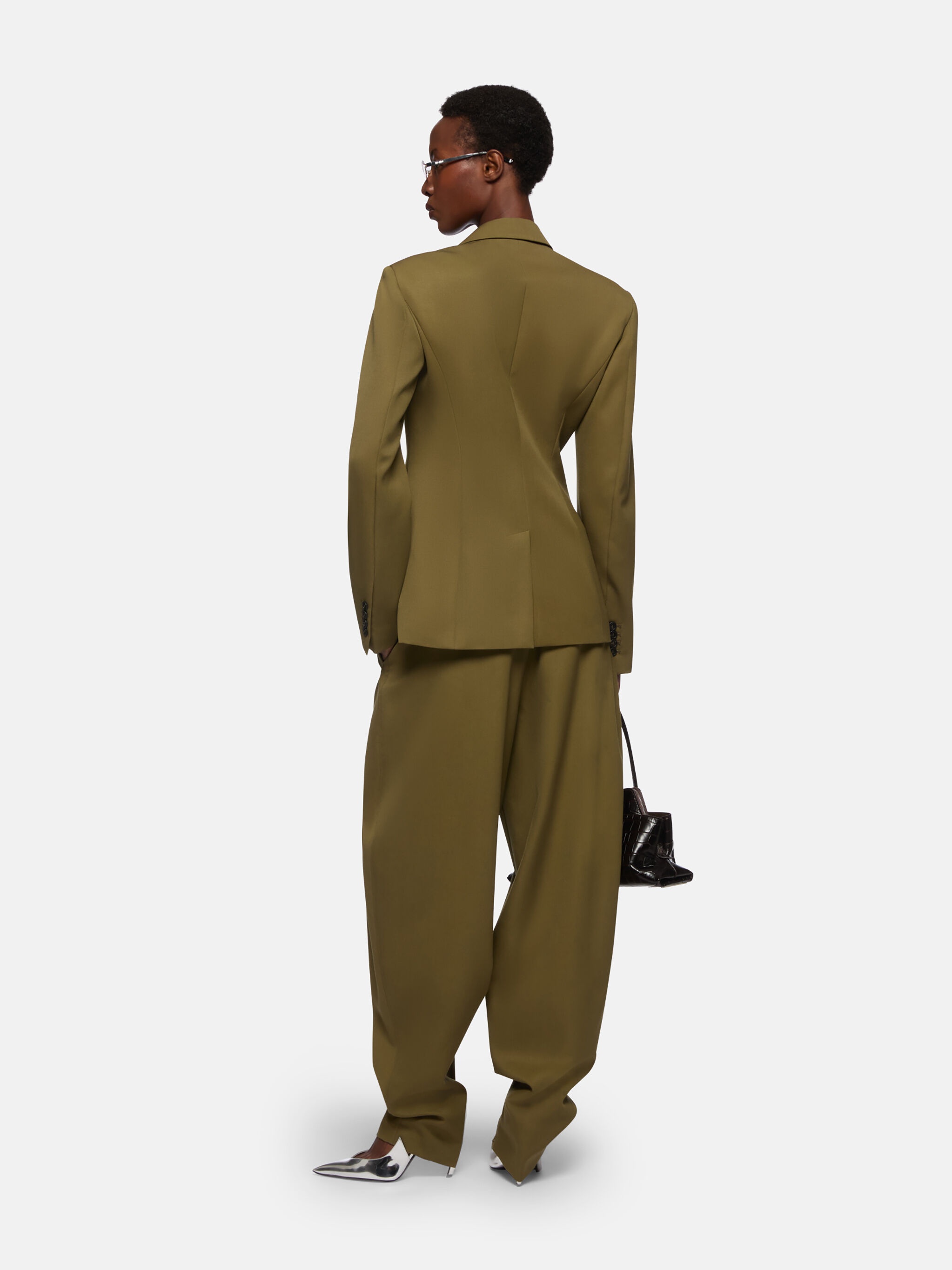 MILITARY GREEN LONG PANT - 3