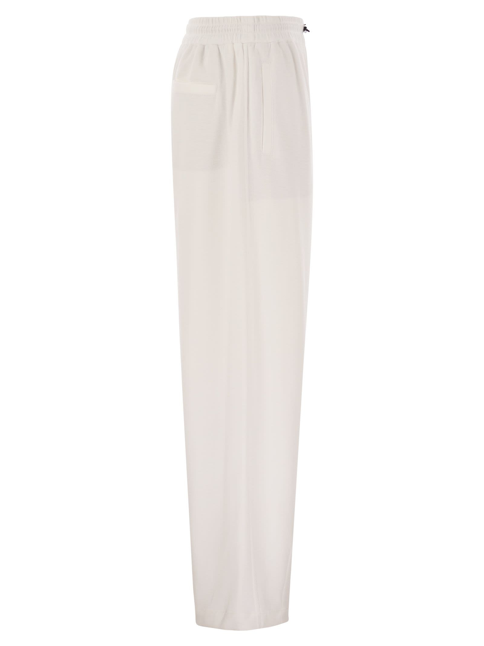 Brunello Cucinelli Women Track Trousers In Couture Interlock - 3