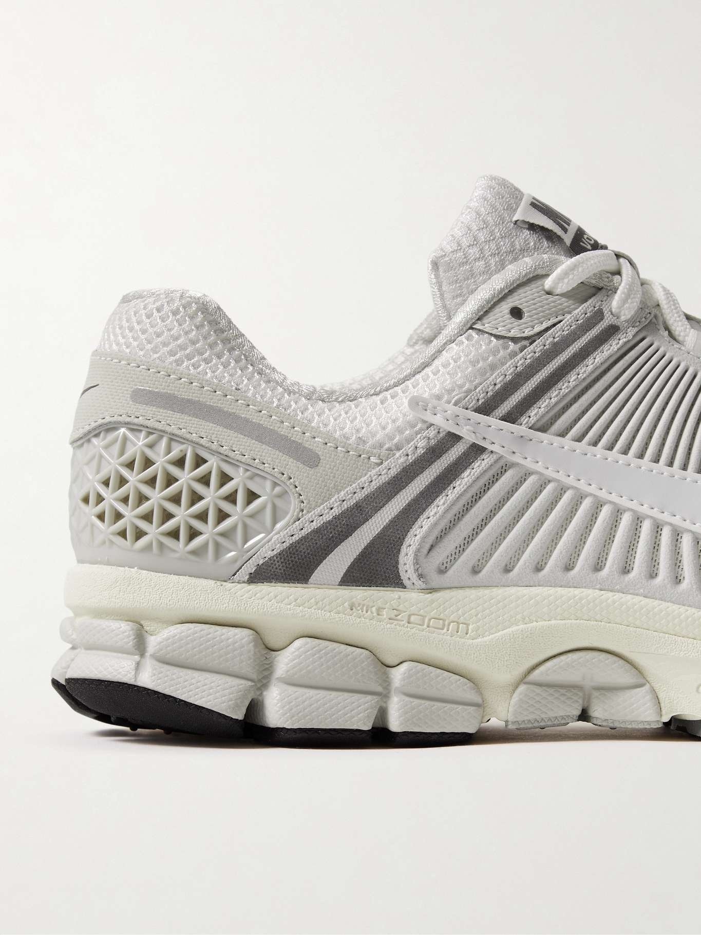 Zoom Vomero 5 leather, rubber and mesh sneakers - 4