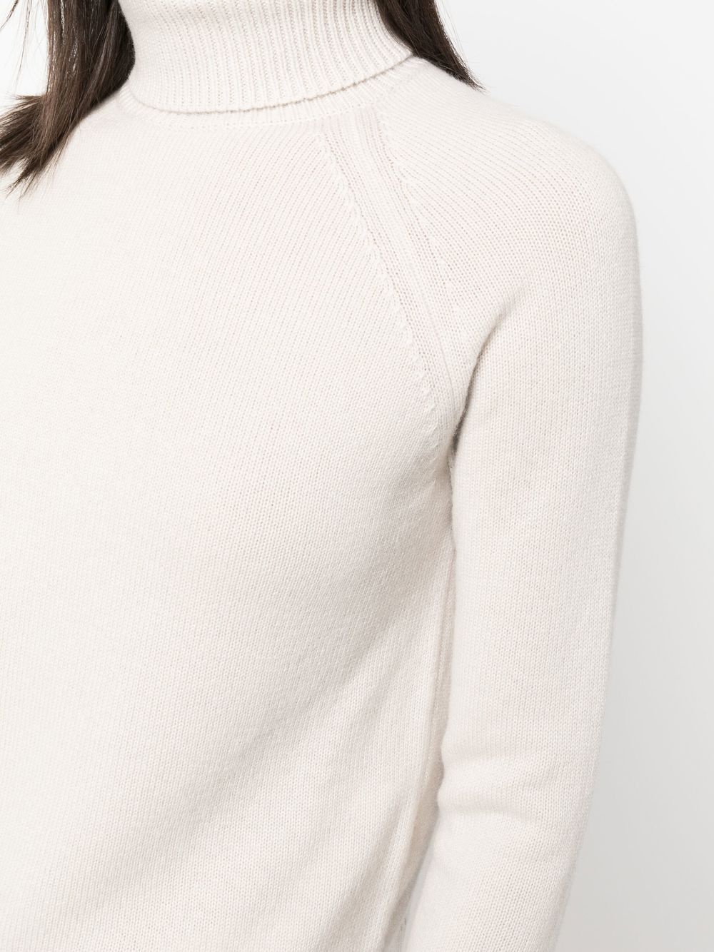 roll-neck long-sleeve jumper - 5