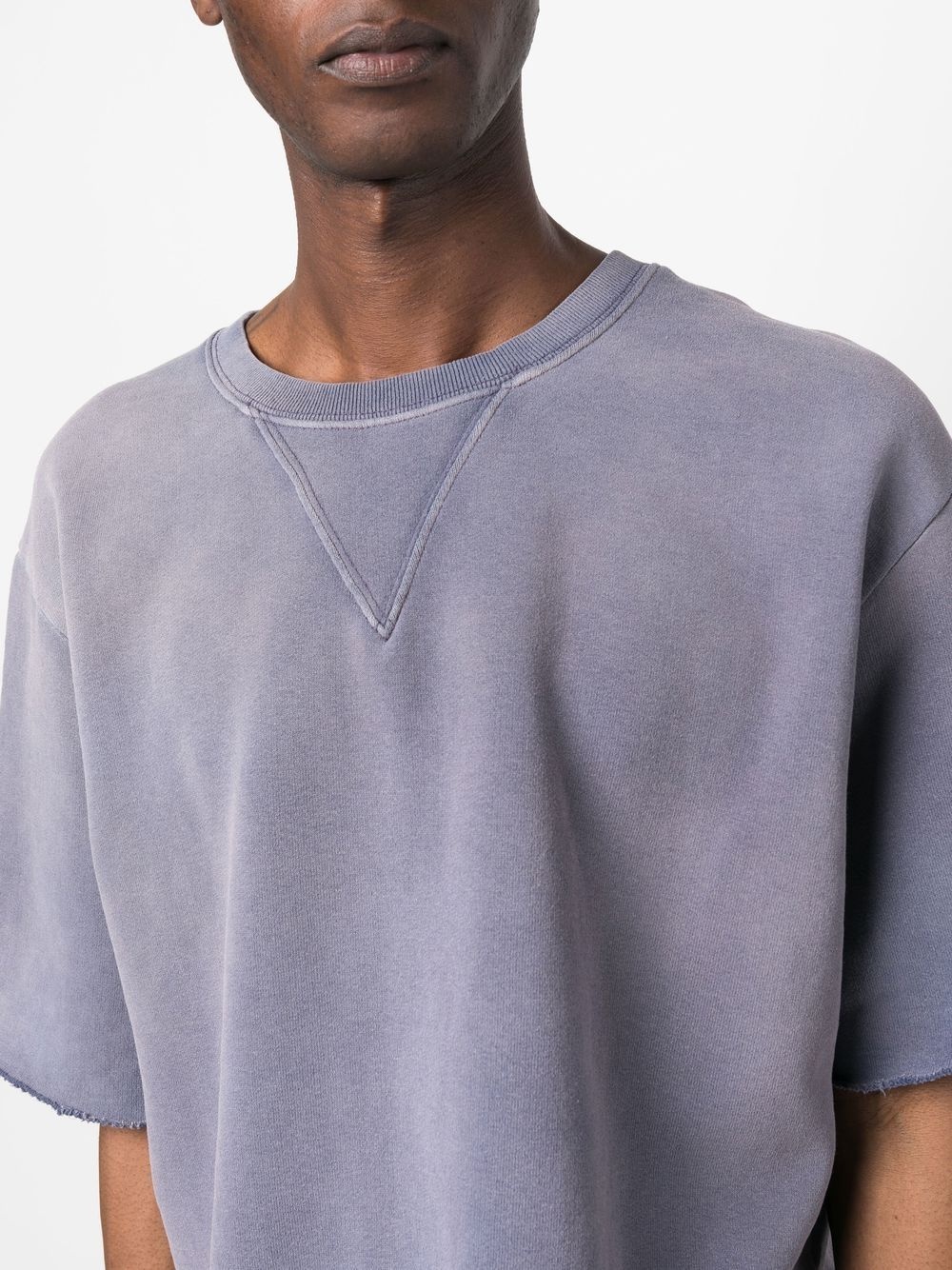 oversized distressed T-shirt - 5