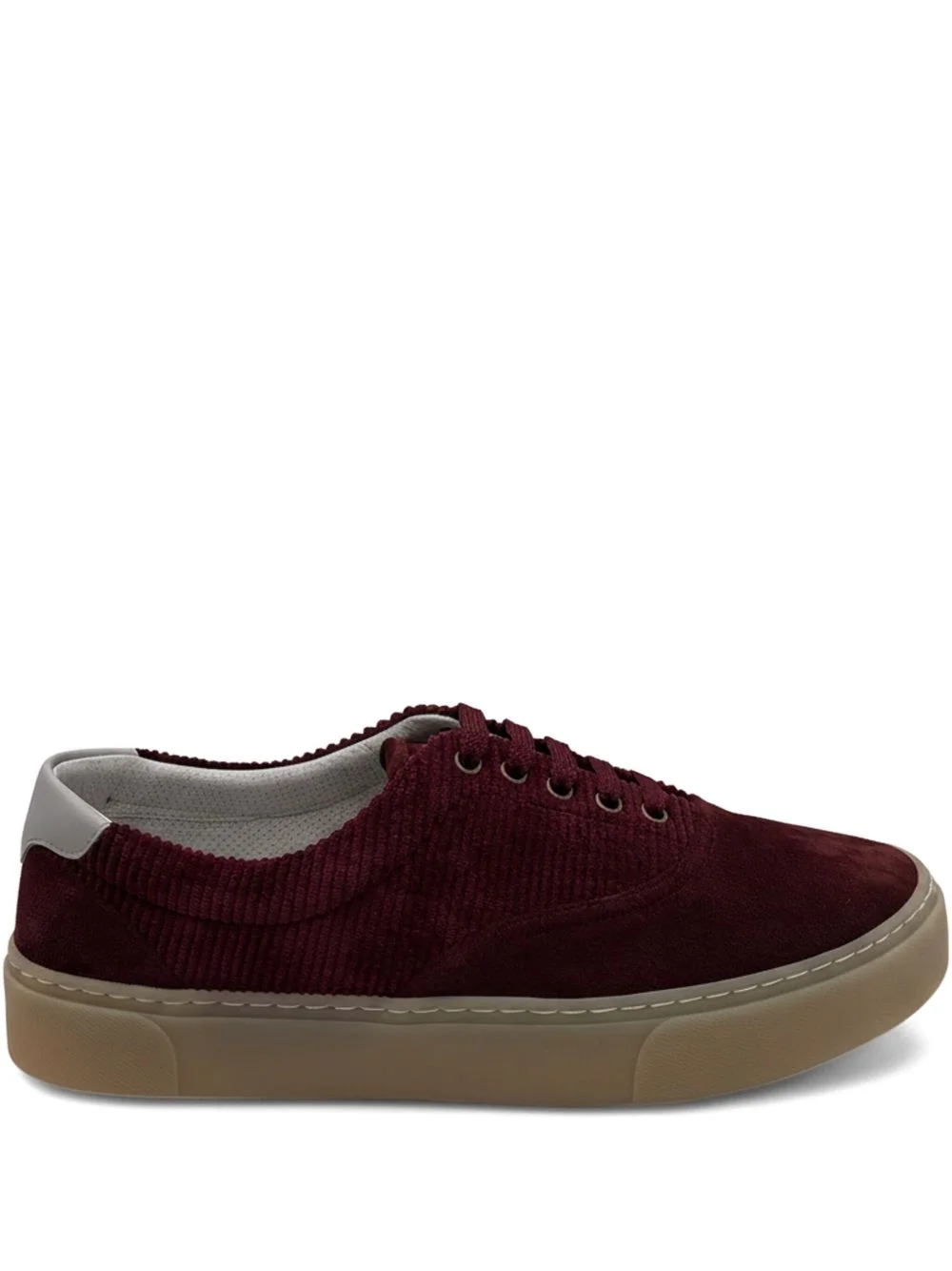 corduroy-suede sneakers - 1