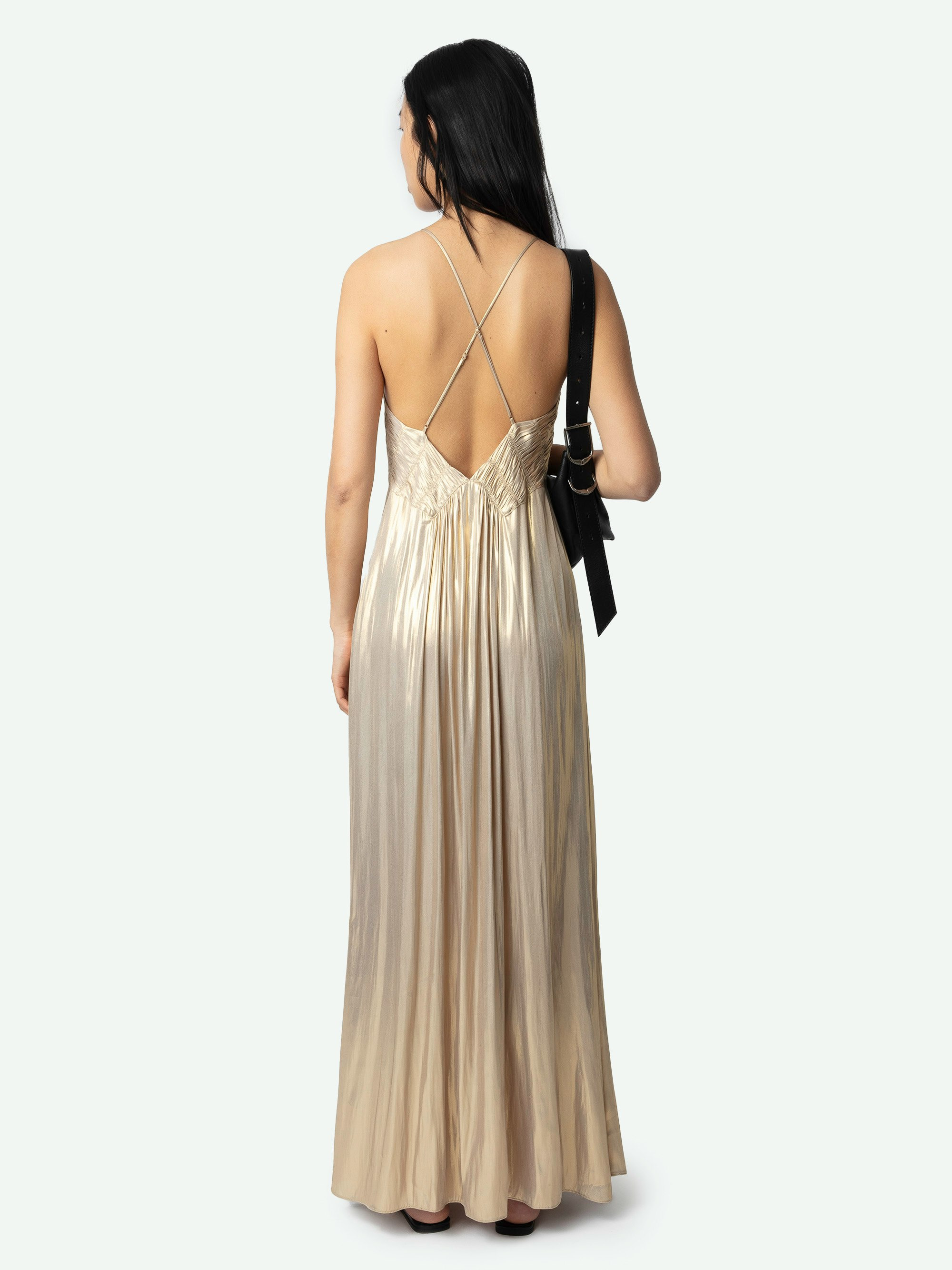 Rayonne Satin Dress - 3