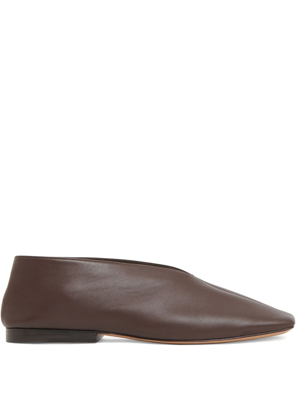 leather ballet flats - 1