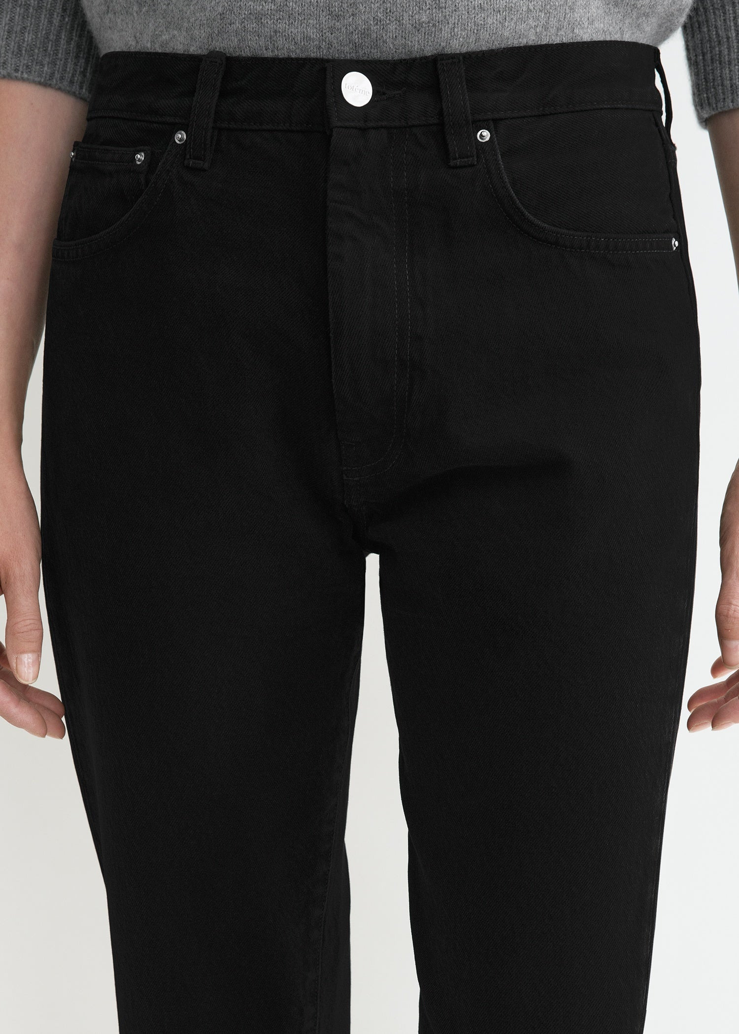 Twisted seam denim black - 6