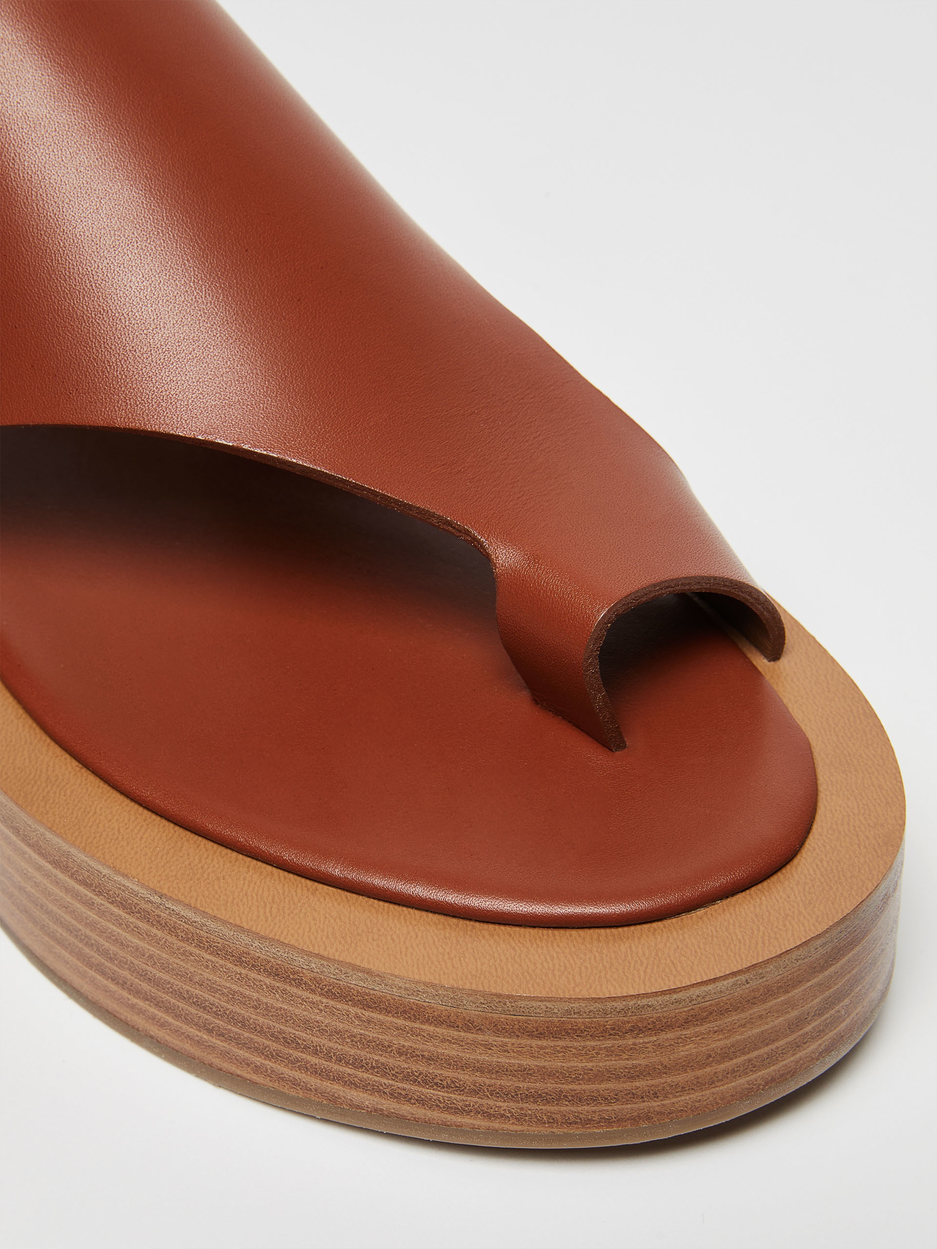 DEAUVILLE Leather sandals - 4