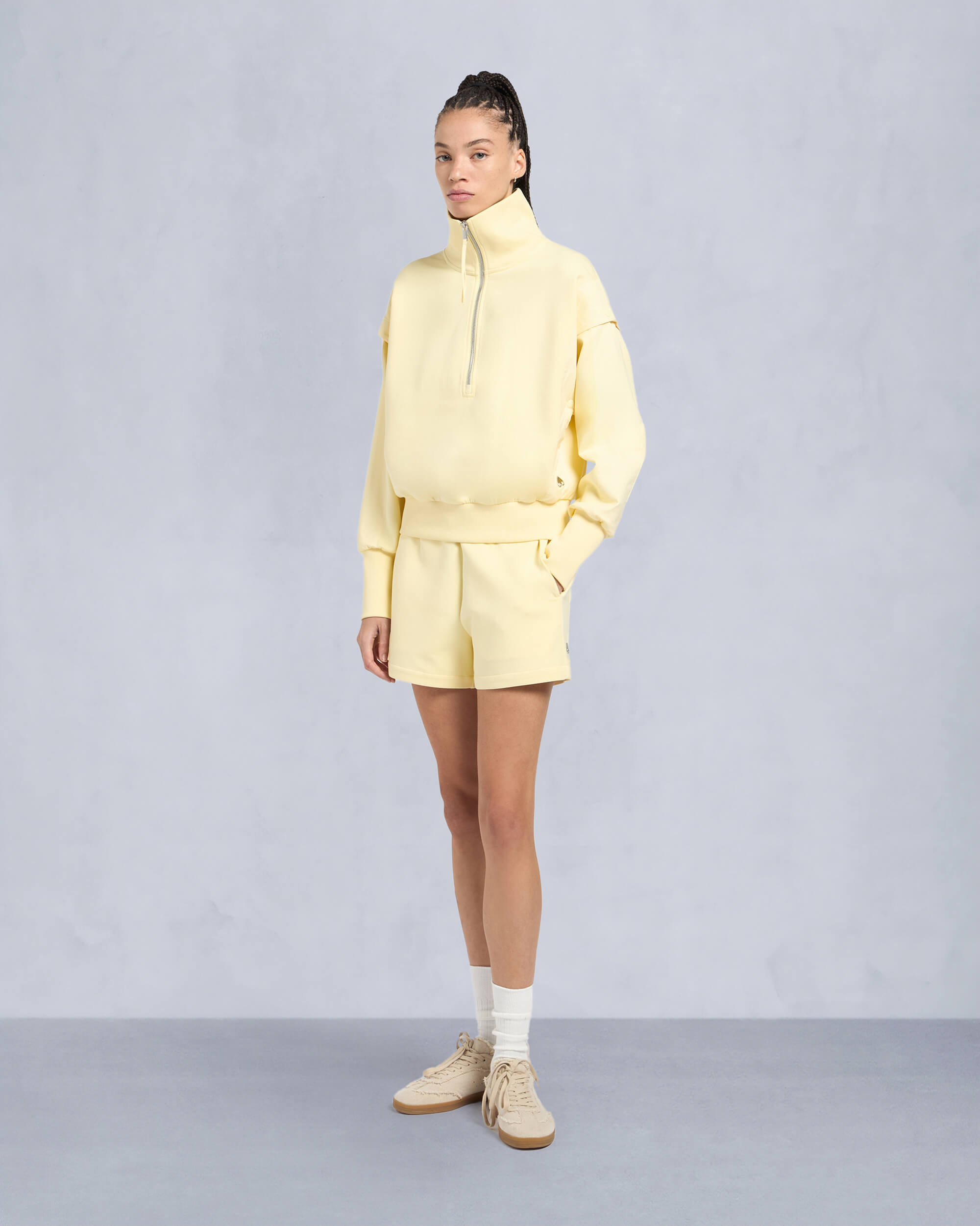 MIXMEDIA DRAWSTRING SHORTS-BEAM - 2