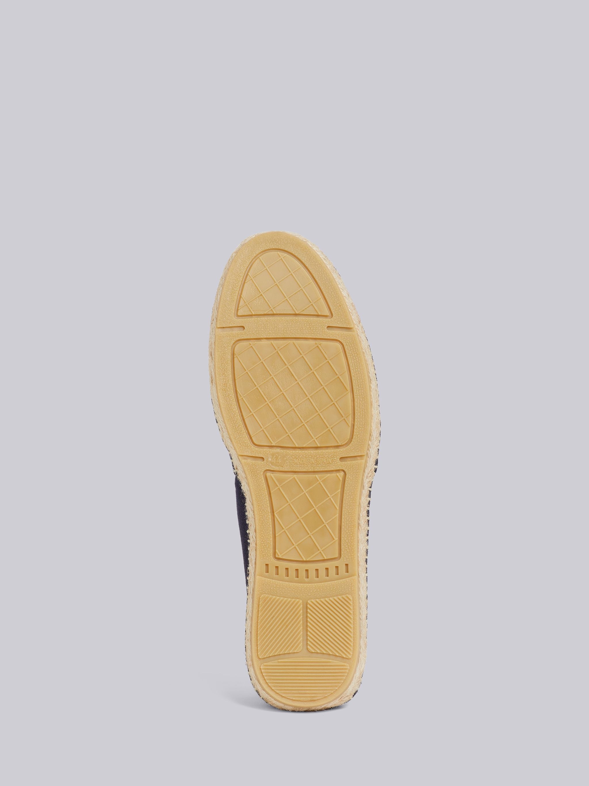 Navy Cotton Canvas Espadrille - 5