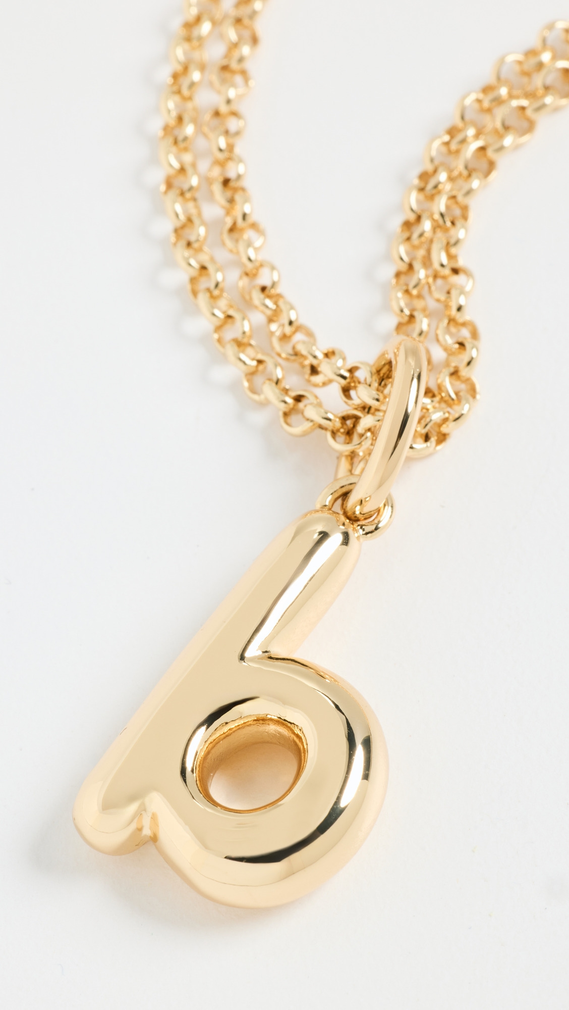 The Puffy Initial Necklace - 4
