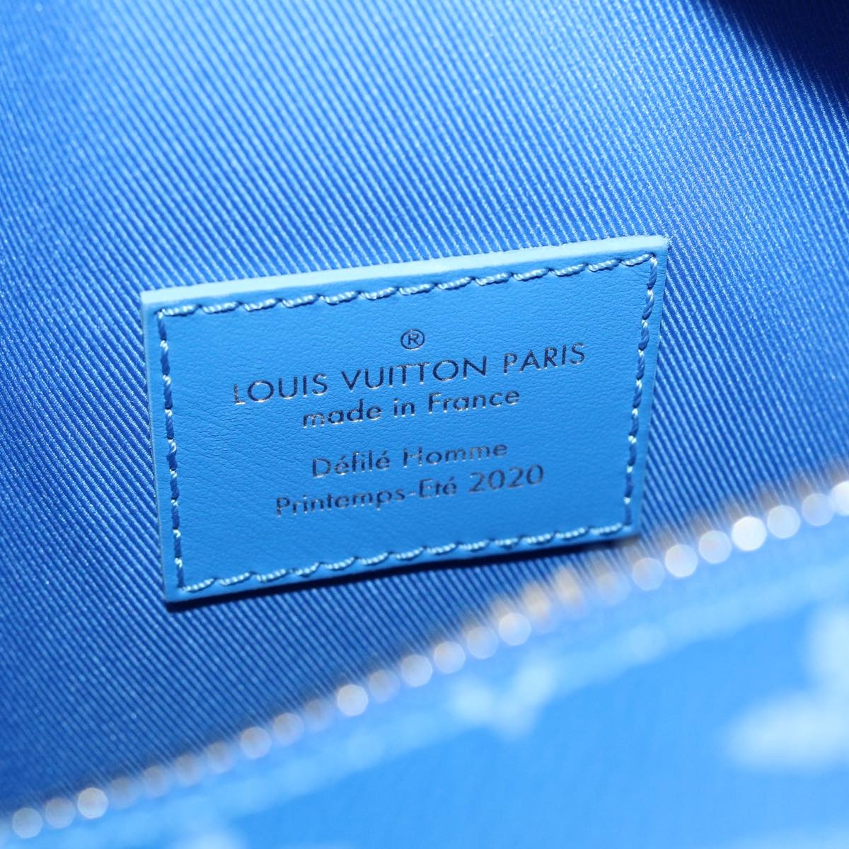 LOUIS VUITTON Monogram Clouds Soft Trunk Shoulder Bag Blue M45430 - 9