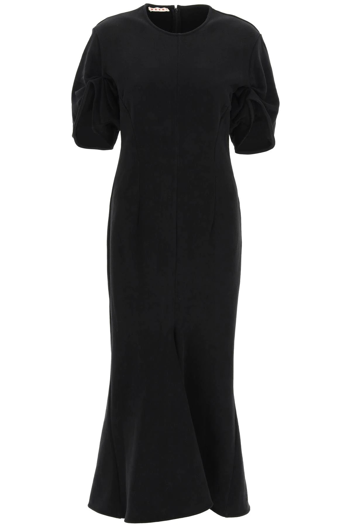 FLEECE MIDI DRESS - 1