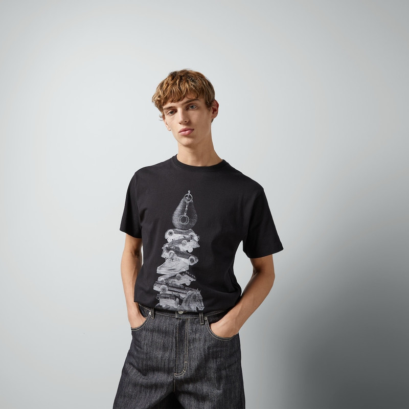 Cotton jersey printed T-shirt 3