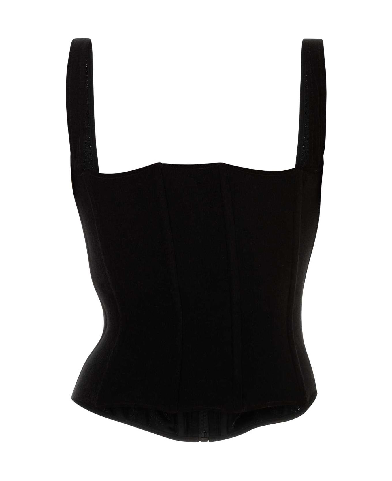 Black Velvet Bodice - 2