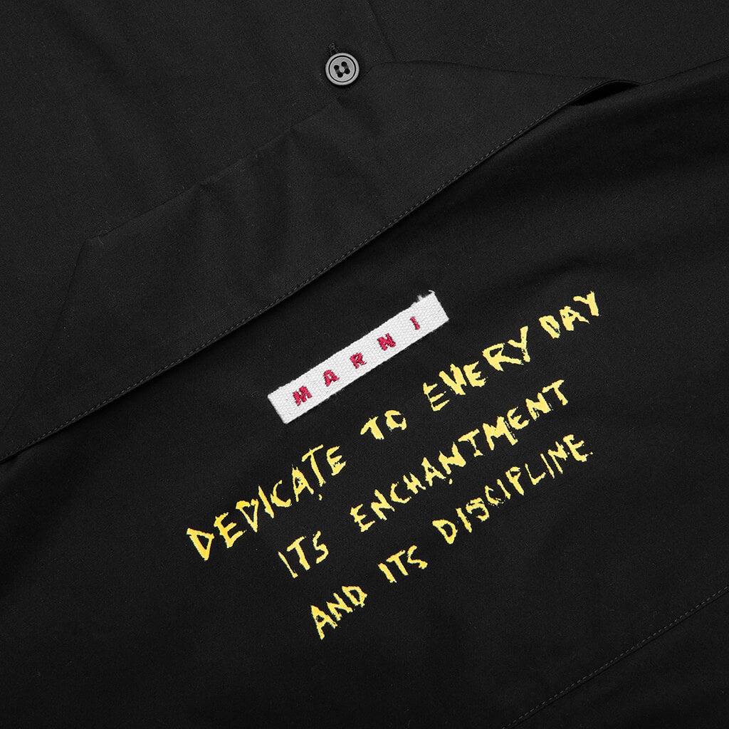 CUFFS COMPACT SHIRT - BLACK - 5