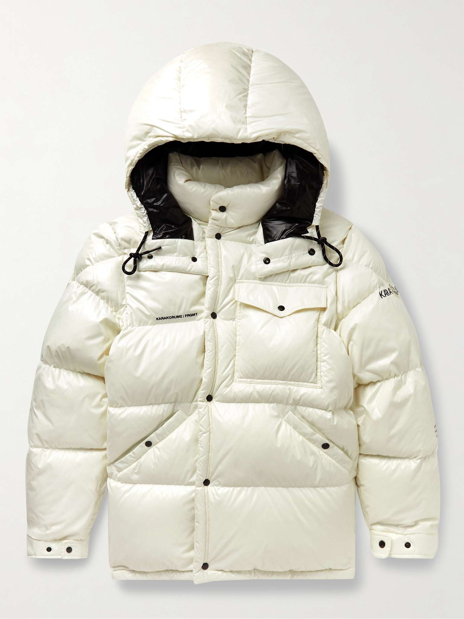 7 Moncler FRGMT Hiroshi Fujiwara Quilted Shell Hooded Down Jacket - 1