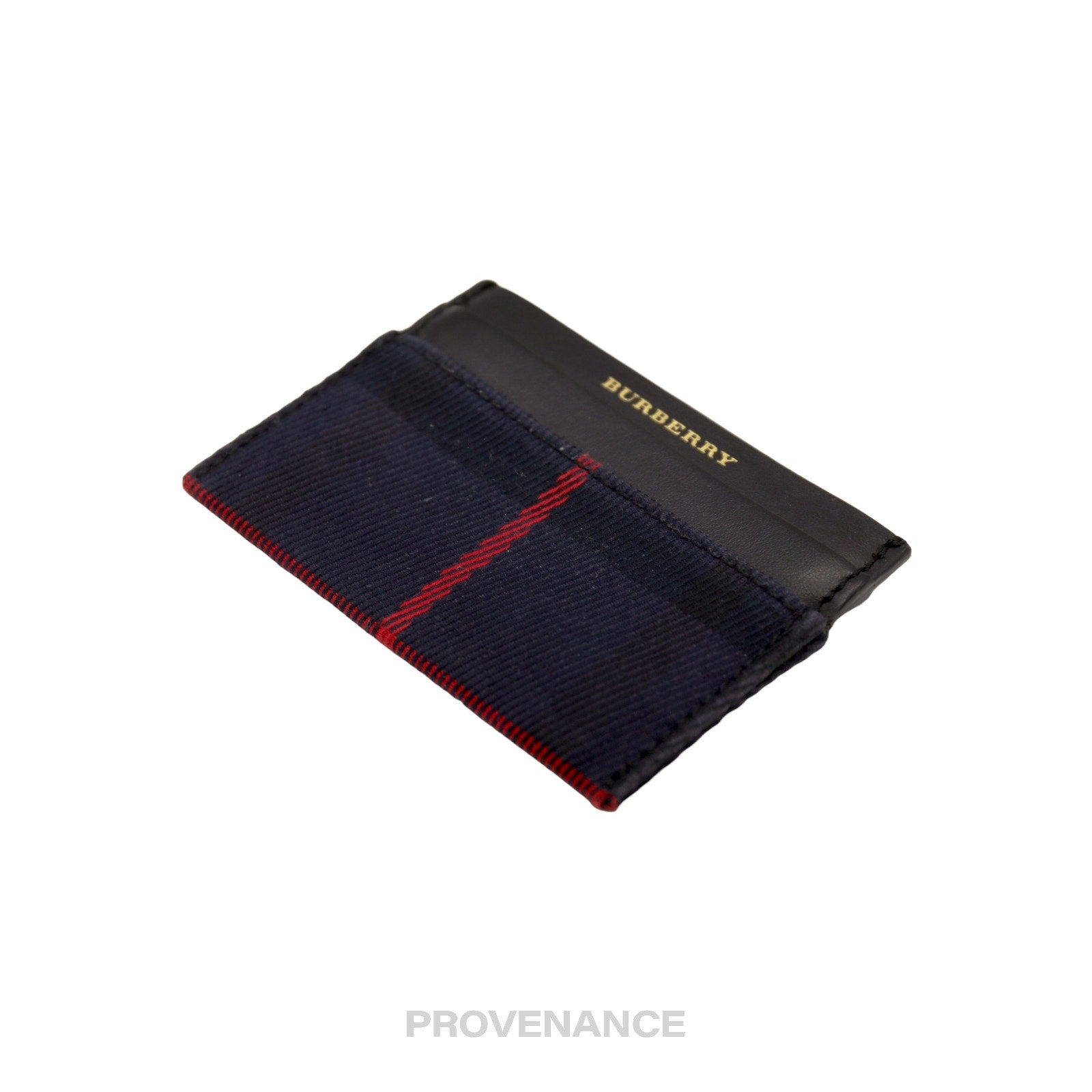 Burberry Card Holder Wallet - Navy Check - 3