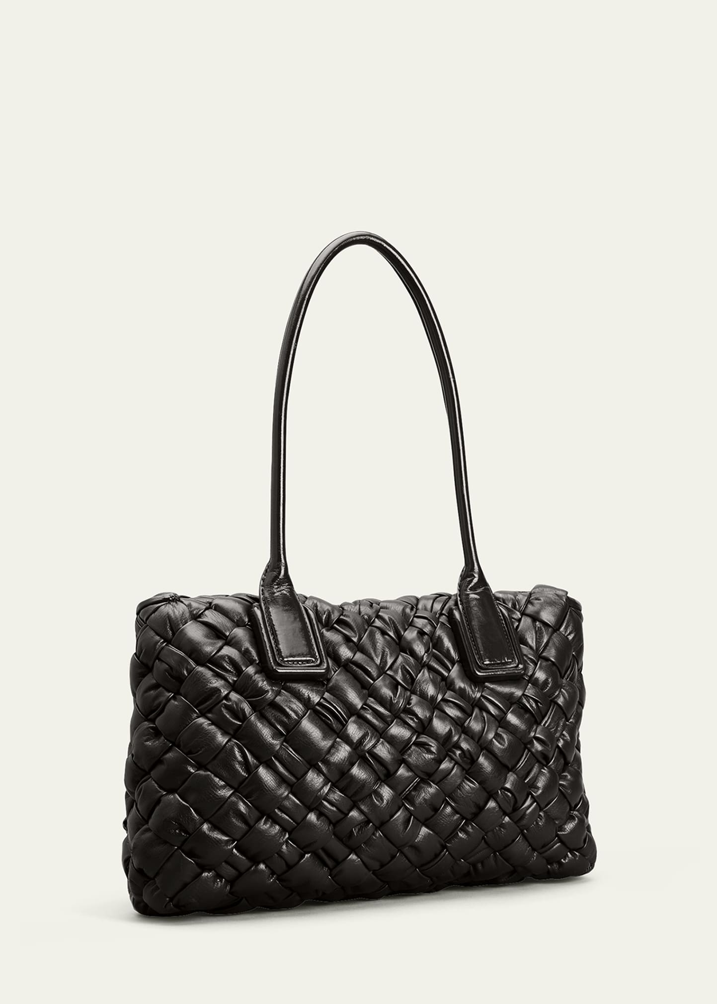 Small Intrecciato Padded Leather Shoulder Bag - 2