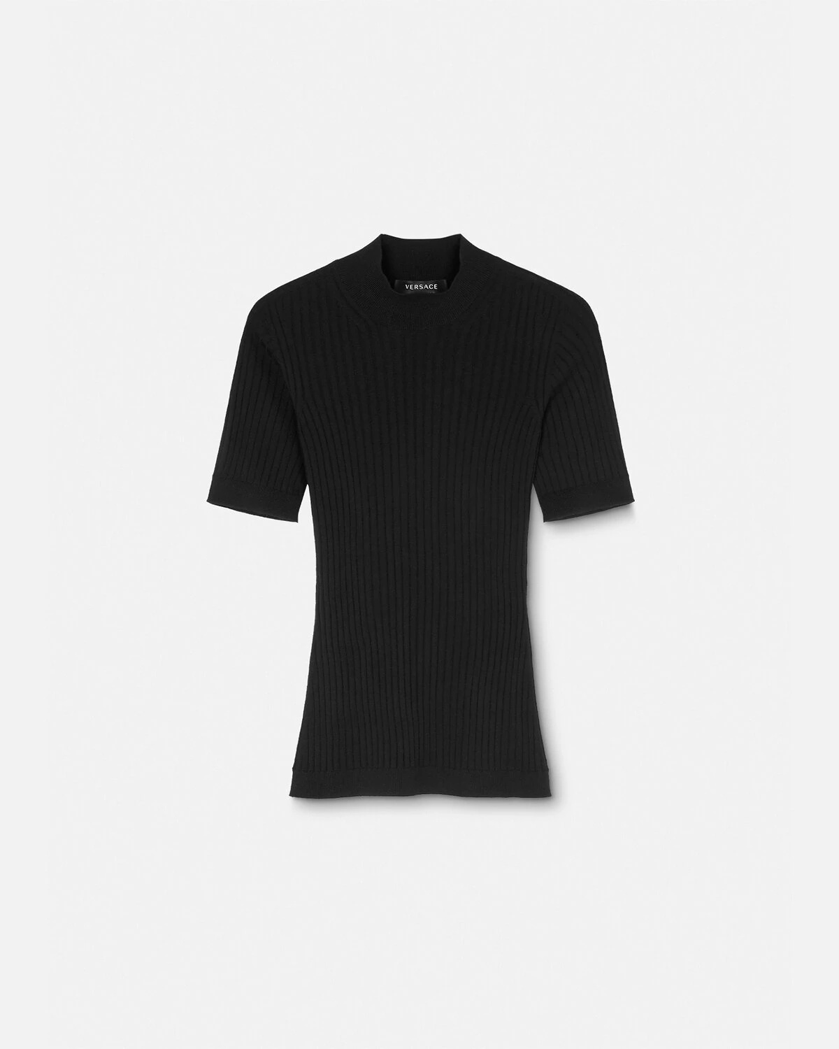 Ribbed Knit T-Shirt - 1