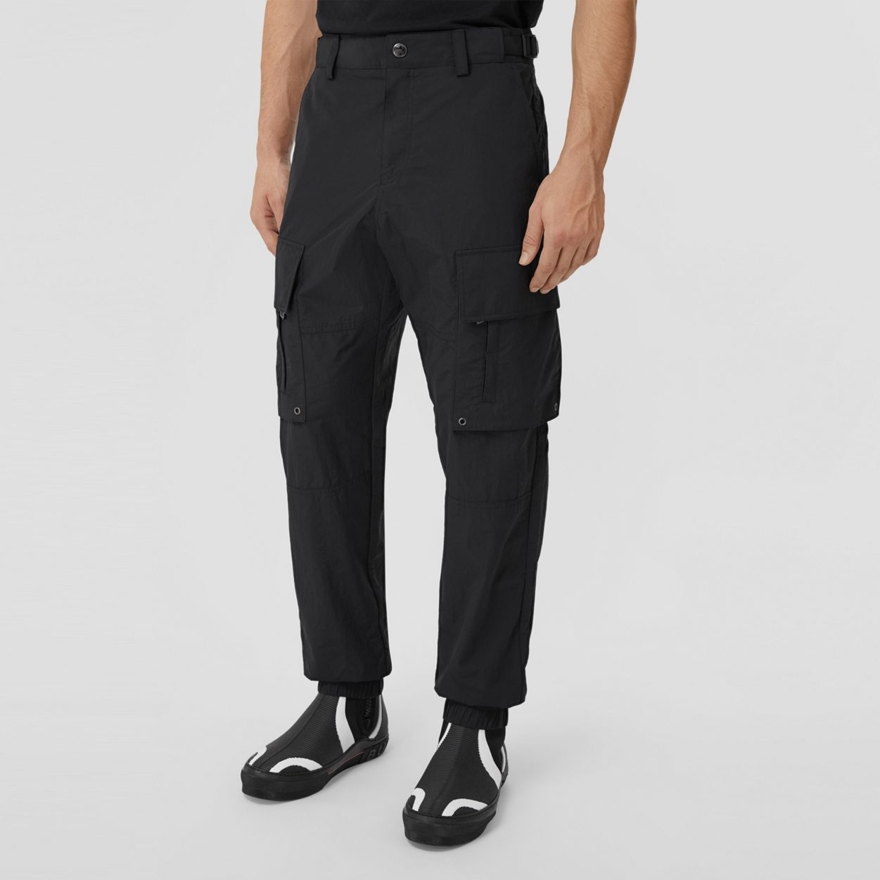Technical Cotton Cargo Trousers - 6