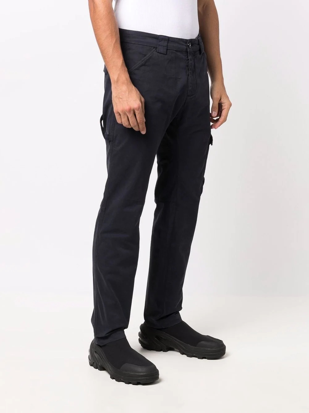 Lens-detail cargo trousers - 3