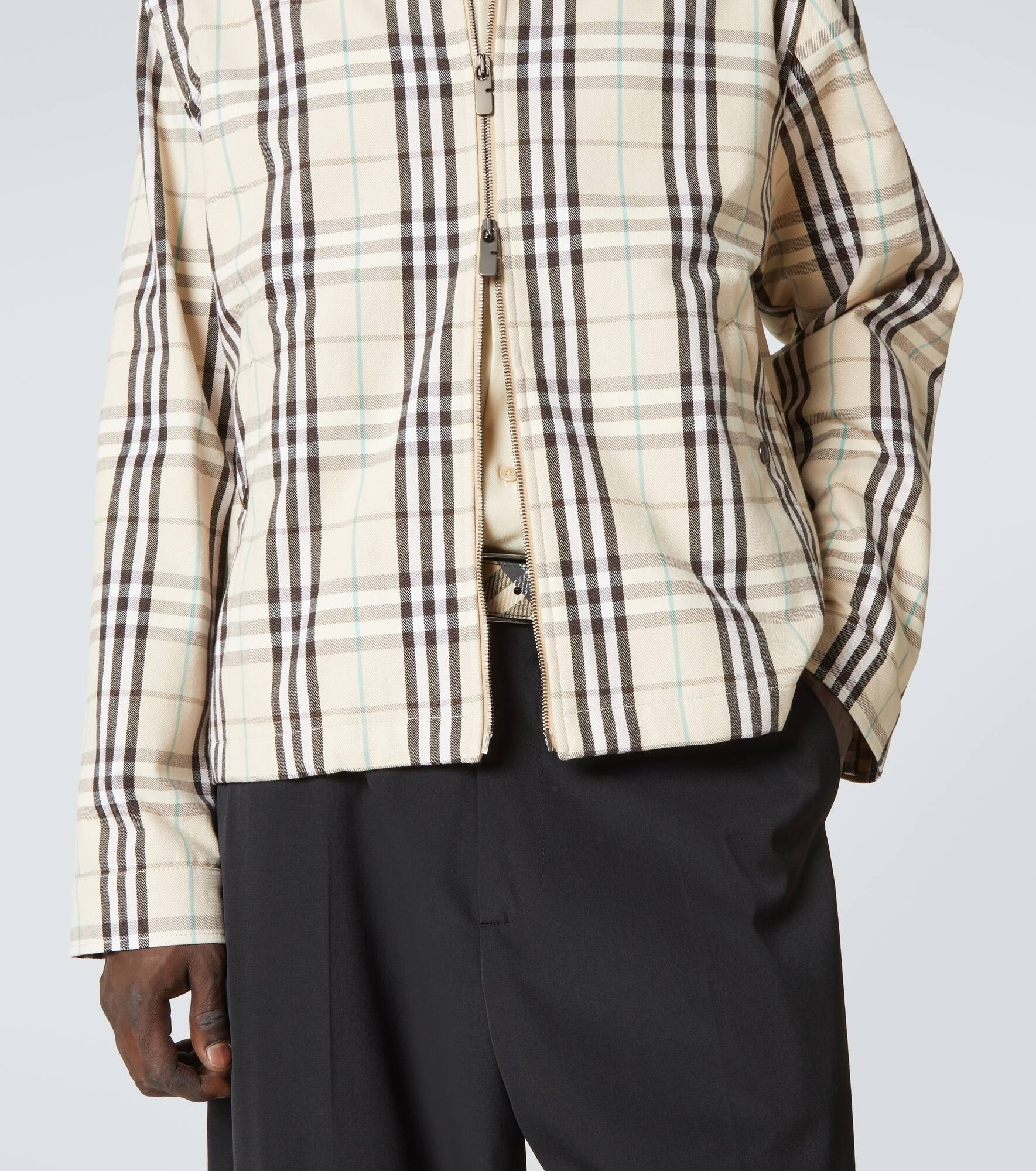 Burberry Check cotton jacket - 6