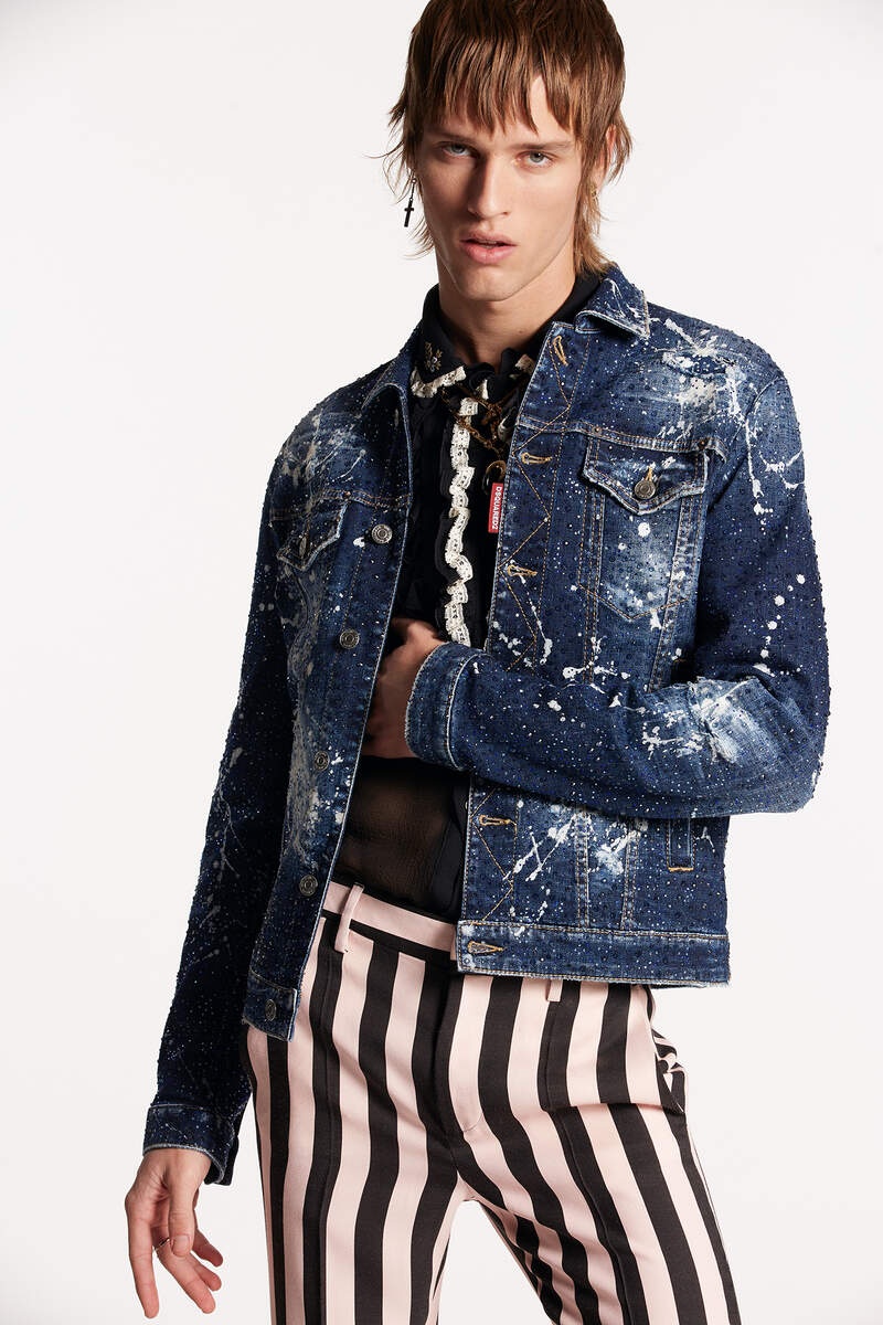 FIREWORKS WASH DAN JEAN JACKET - 1