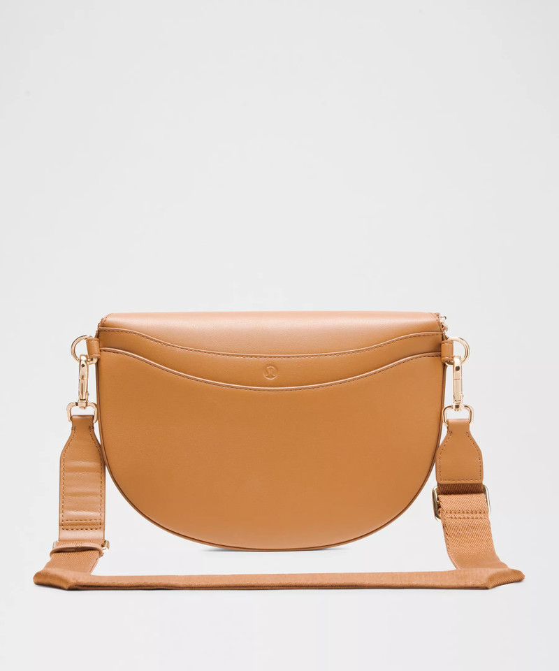Leather Alternative Saddle Crossbody Bag 2L 3