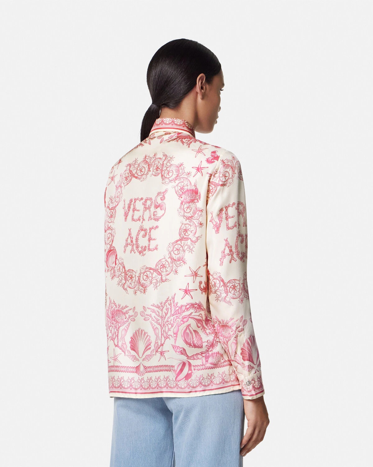 Underwater Barocco Silk Shirt - 5