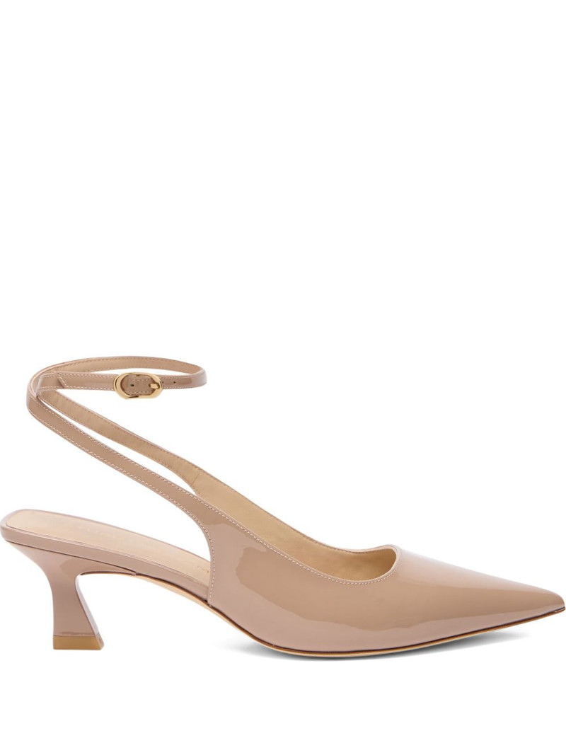 50mm Vinnie ankle-strap sculptural-heel pumps 1