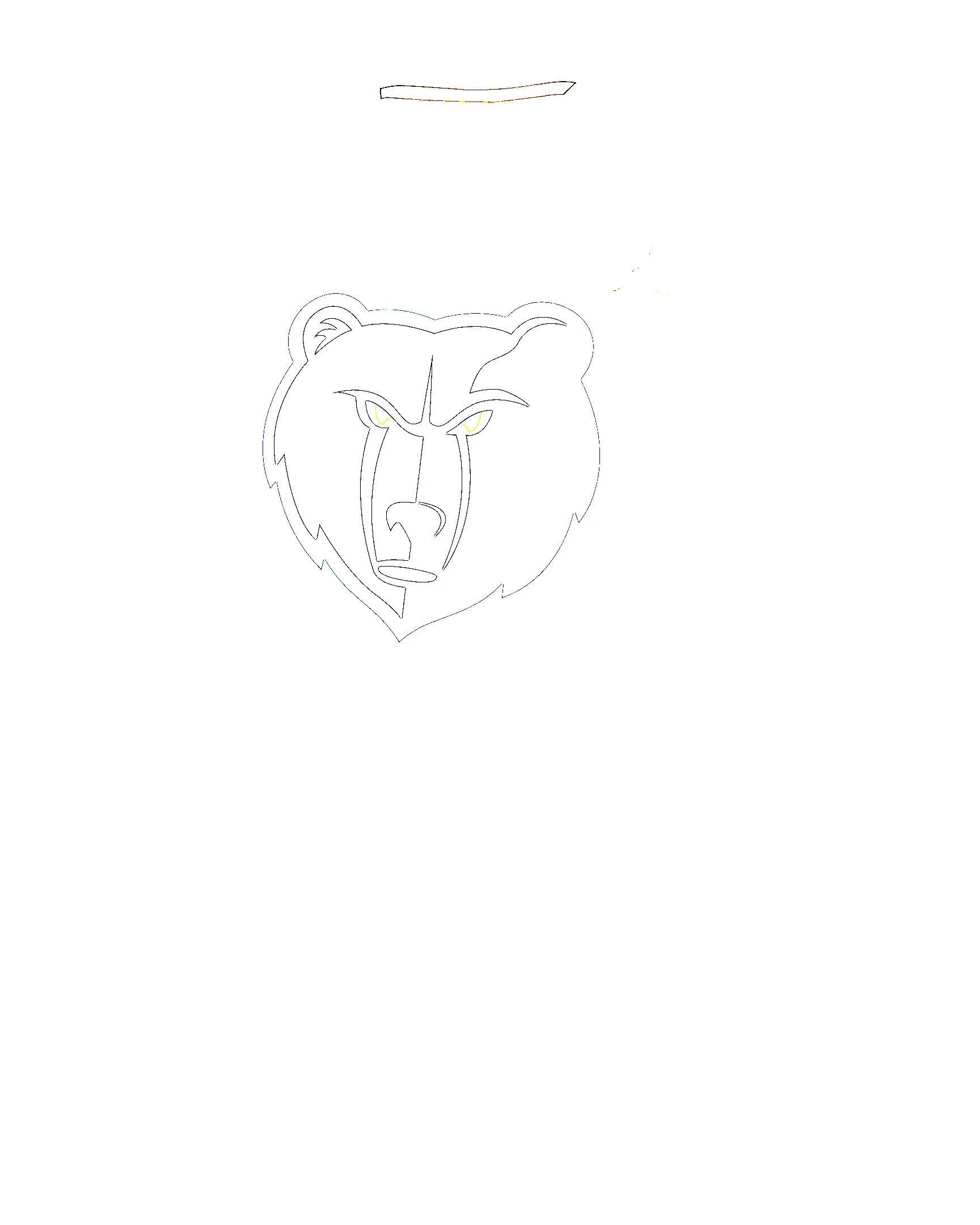 Memphis Grizzlies Statement Essentials Men's Jordan NBA Fleece Crew-Neck Sweatshirt - 1