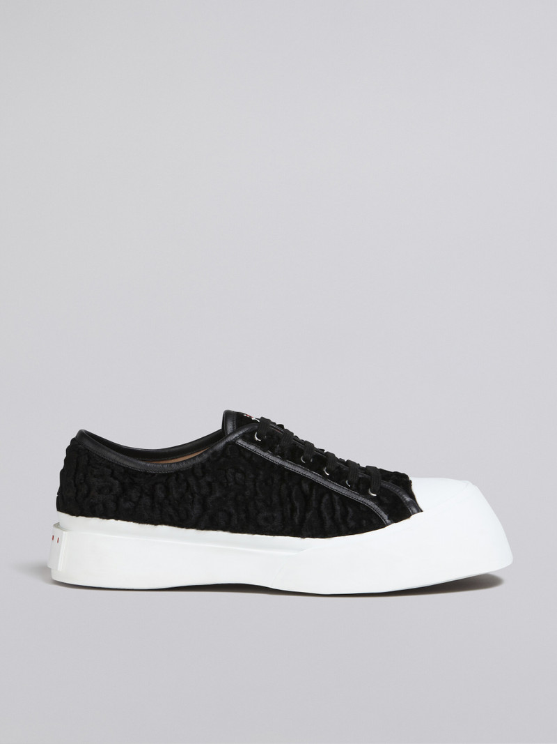 BLACK SOFT CALF LEATHER PABLO SNEAKER 1