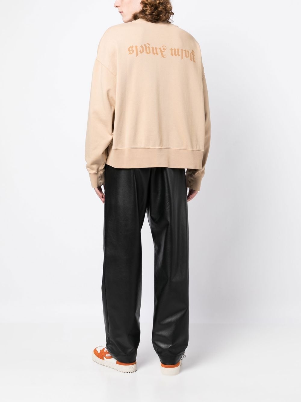 logo-print cotton sweatshirt - 2