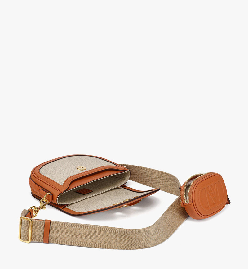 Mode Travia Crossbody w/ Pouch in Italian Canvas 4
