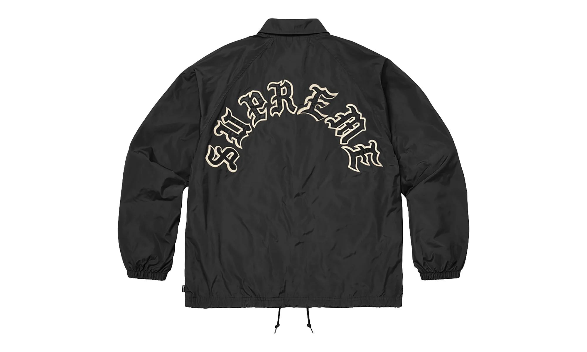 Old English Arc Coaches Jacket "FW25 - Black" SU27654 - 1