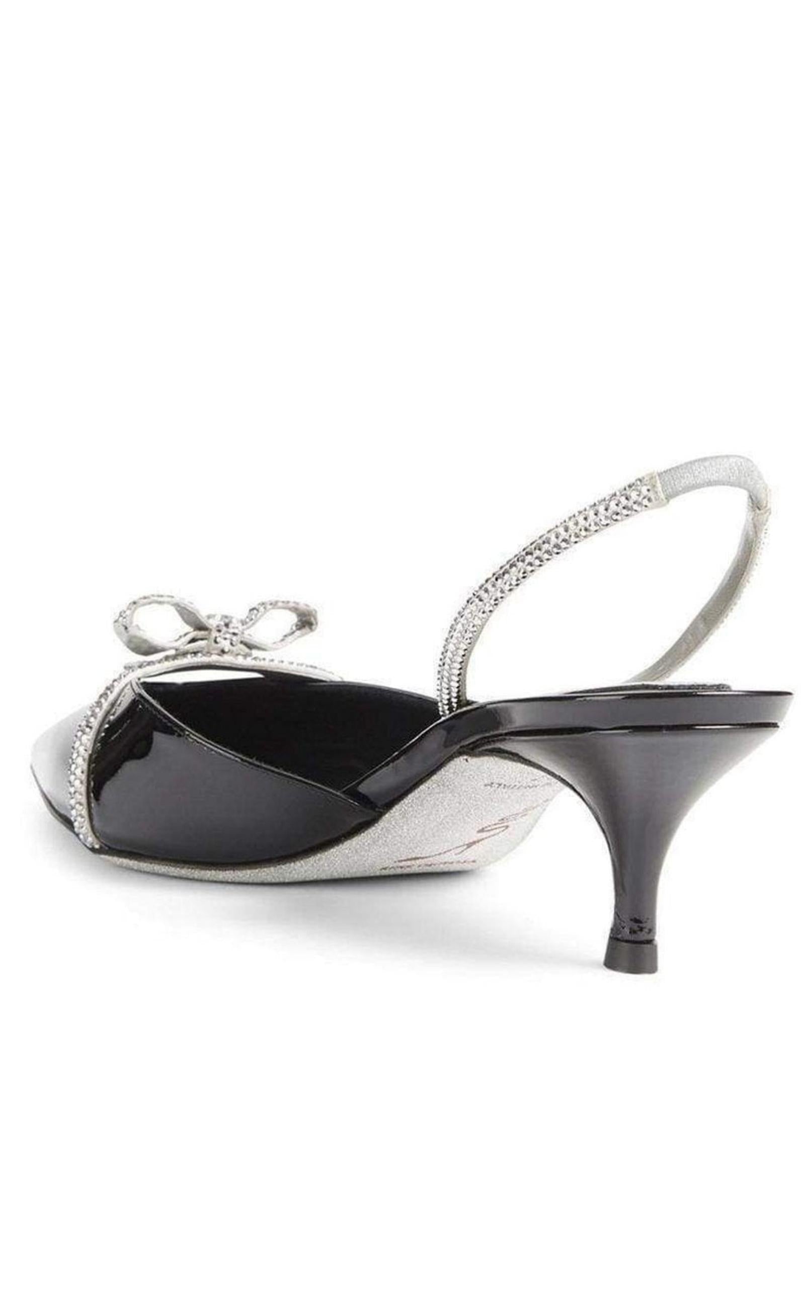 Fiocchina Patent Leather Slingback Pumps - 3