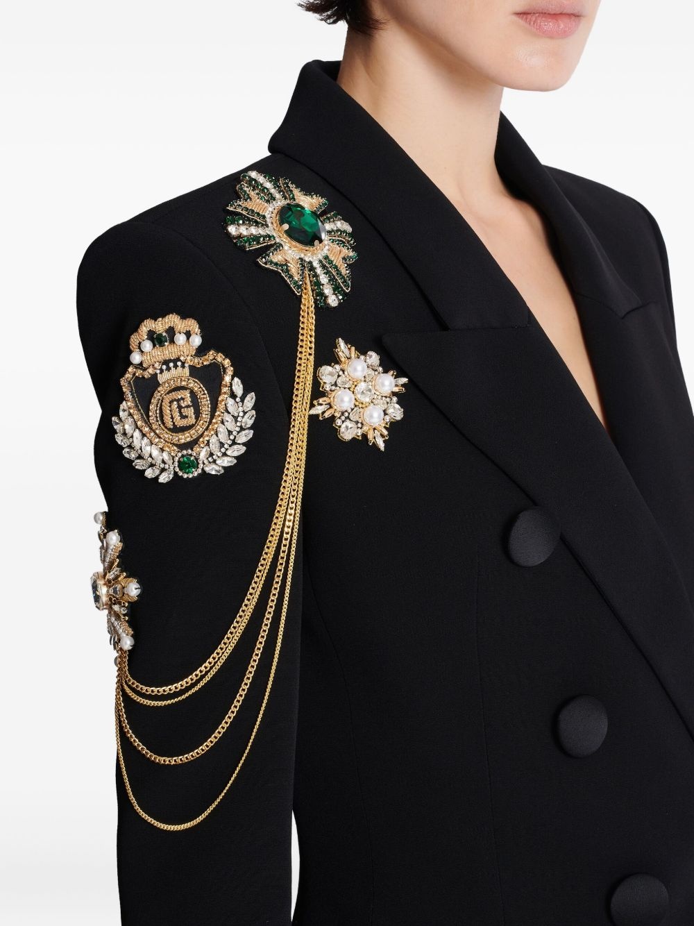 double-breasted blazer - 7