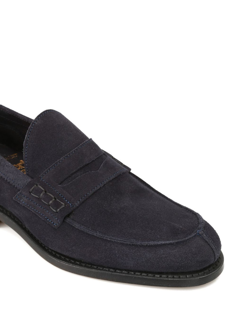 penny-slot suede loafers 4