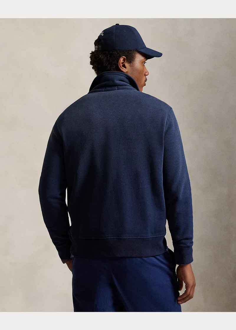 Embroidered Quarter-Zip Sweatshirt 4