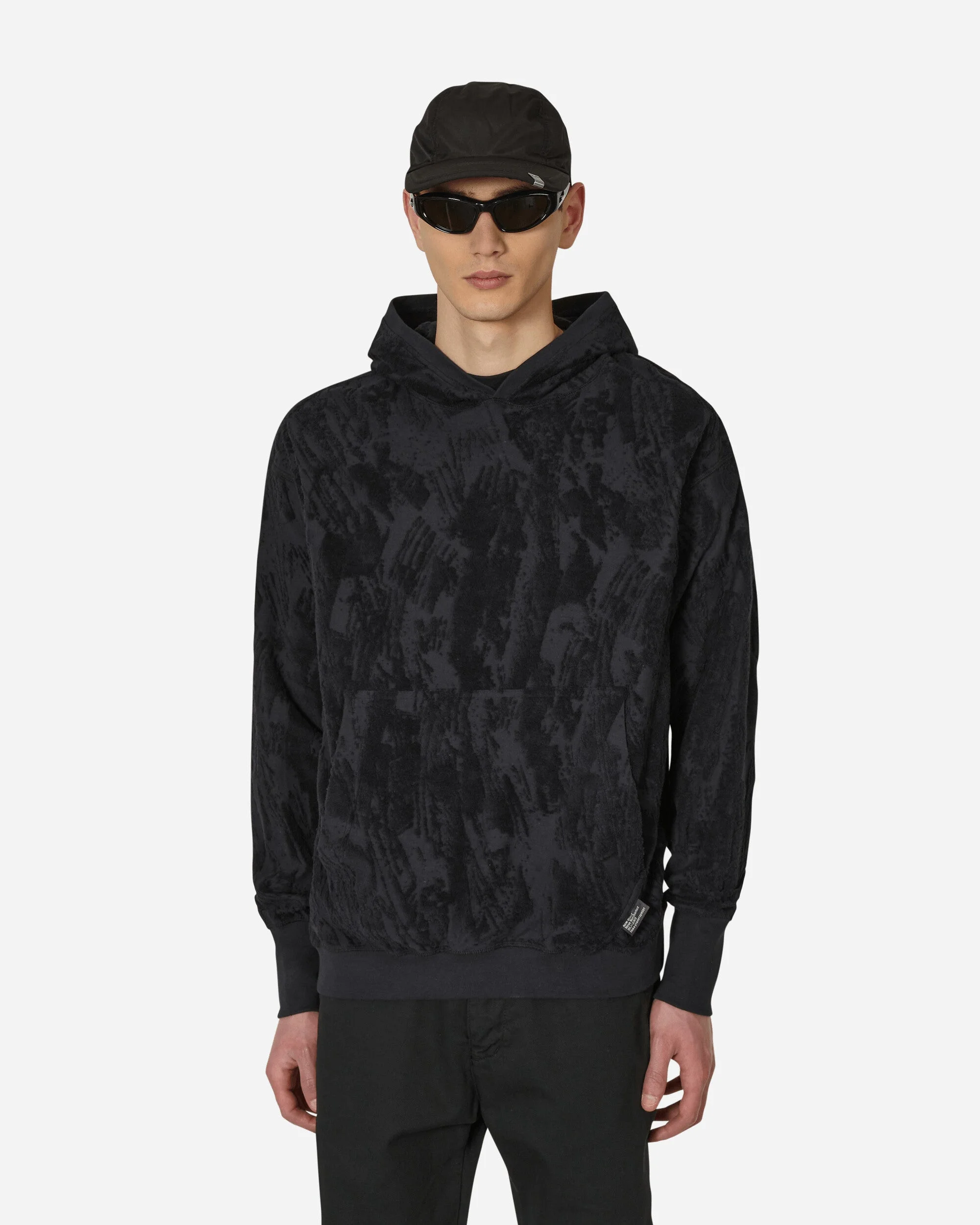 Purge Oversized Hooded Sweatshirt Black - 1